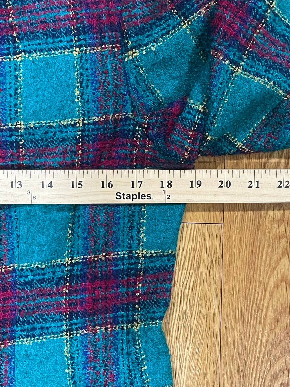 Vintage 80s Koret Plaid Wool Blend Tweed Blazer Jacket Size 10 Retro Career Glam - Picture 10 of 16